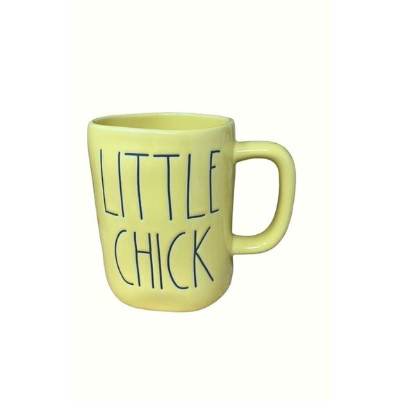 Rae Dunn LITTLE CHICK  Mug Ceramic Coffee Cup Magenta Gift Holiday Spring Yellow - Picture 3 of 6
